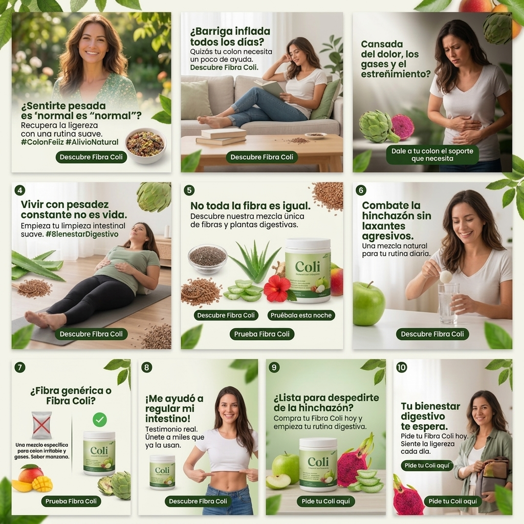 Fibra Coli - Tu aliado natural para una digestión saludable y un colon limpio