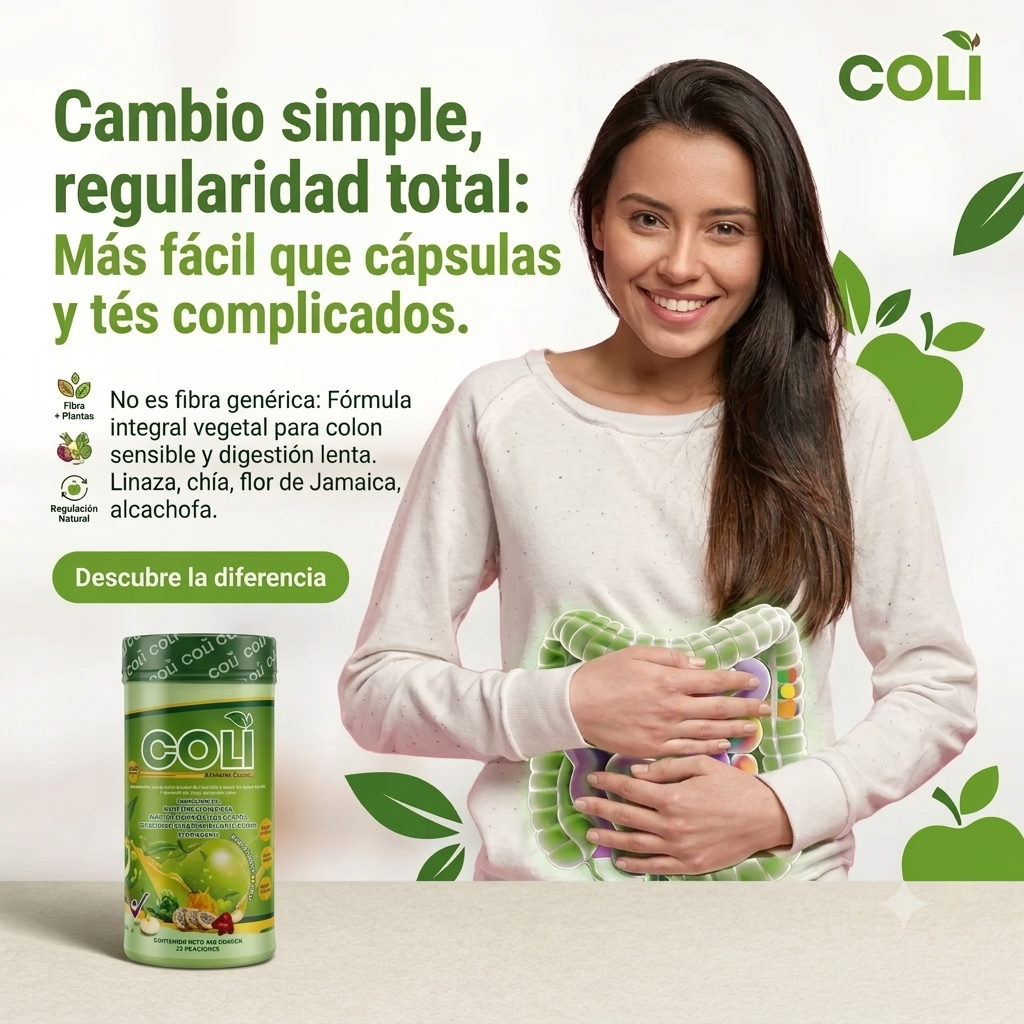 Fibra Coli - Tu aliado natural para una digestión saludable y un colon limpio